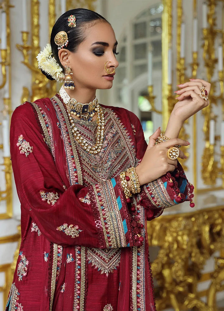 Jihaan by Salitex Embroidered Yarn Suits Unstitched 3 Piece SUNS24AJI001UT - Fesitive Collection