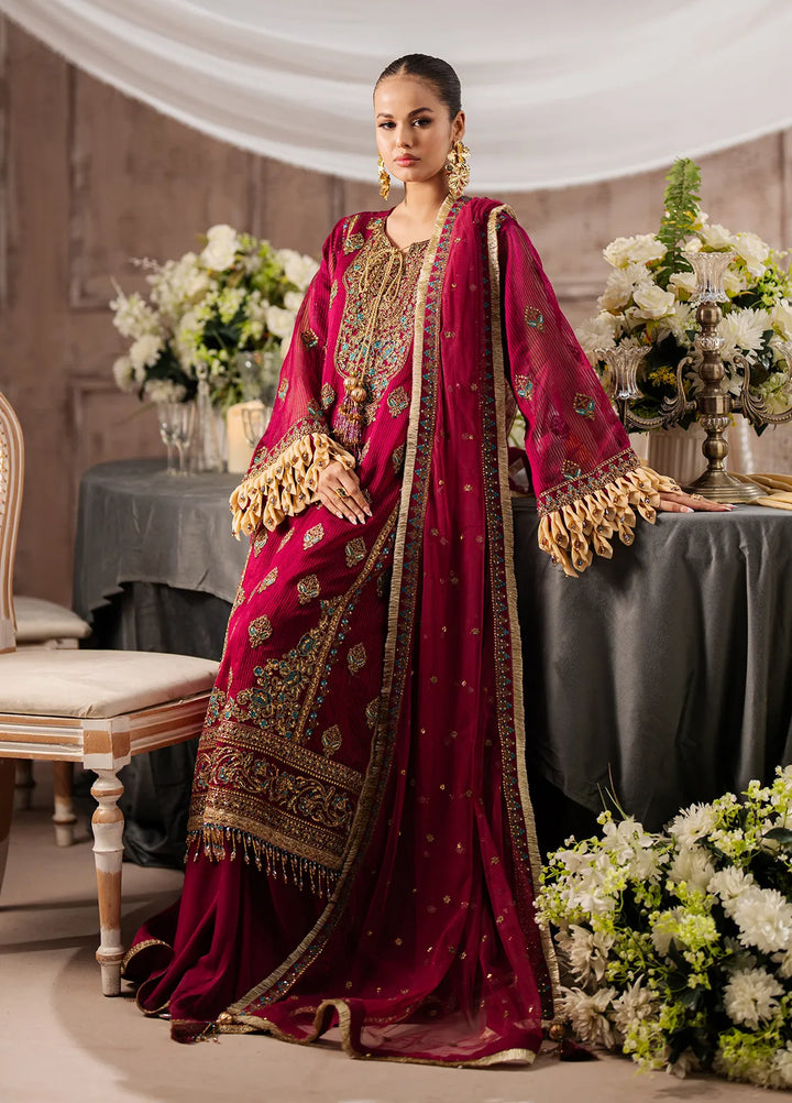 Jihan by Salitex Embroidered Cotton Net Suits Unstitched 3 Piece SUNW6JI010UT - Festive Collection