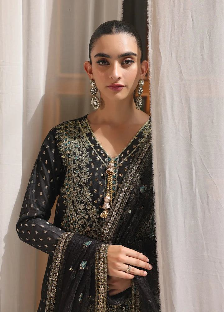 Jihan By Salitex Embroidered Yarn Dyed Suit Unstitched 3 Piece SUNS24AJI011UT - Festive Collection