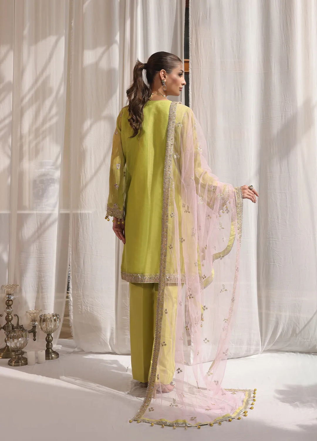 Jihan By Salitex Embroidered Yarn Dyed Suit Unstitched 3 Piece SUNS24AJI013UT - Festive Collection