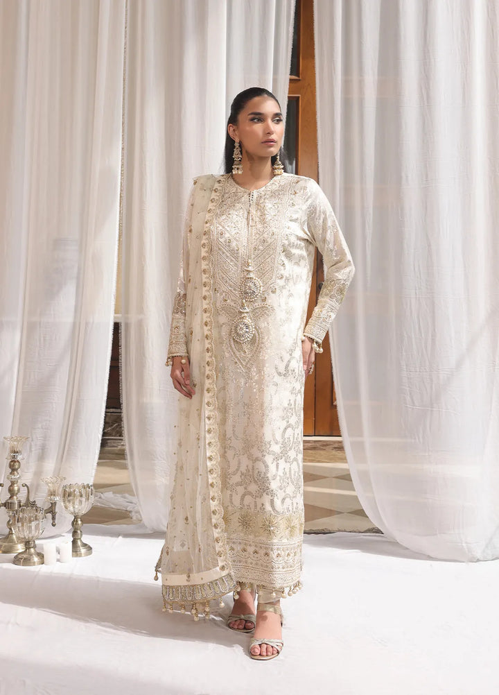 Jihan By Salitex Embroidered Yarn Dyed Suit Unstitched 3 Piece SUNS24AJI014UT - Festive Collection