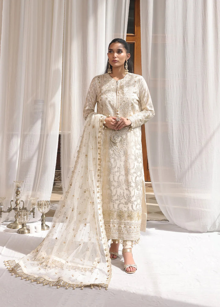 Jihan By Salitex Embroidered Yarn Dyed Suit Unstitched 3 Piece SUNS24AJI014UT - Festive Collection