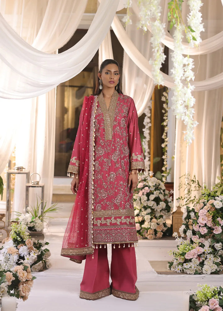 Jihan By Salitex Embroidered Yarn Dyed Suit Unstitched 3 Piece SUNS24AJI015UT - Festive Collection
