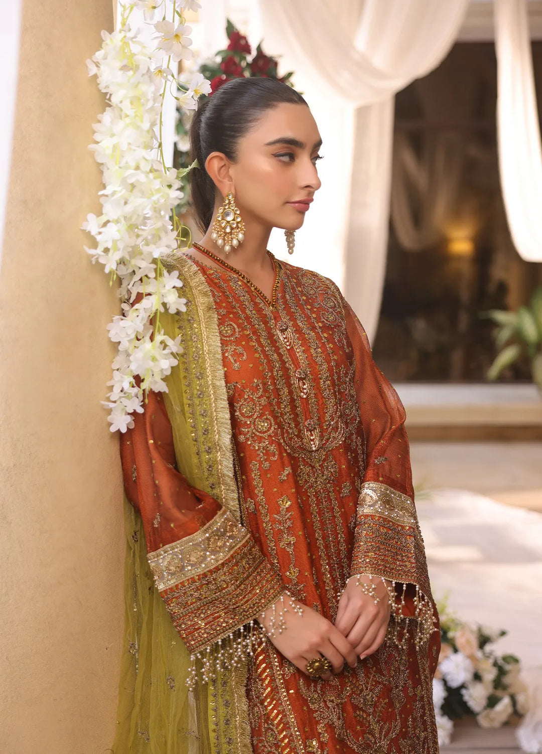 Jihan By Salitex Embroidered Yarn Dyed Suit Unstitched 3 Piece SUNS24AJI017UT - Festive Collection