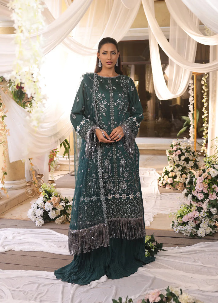 Jihan By Salitex Embroidered Yarn Dyed Suit Unstitched 3 Piece SUNS24AJI019UT - Festive Collection