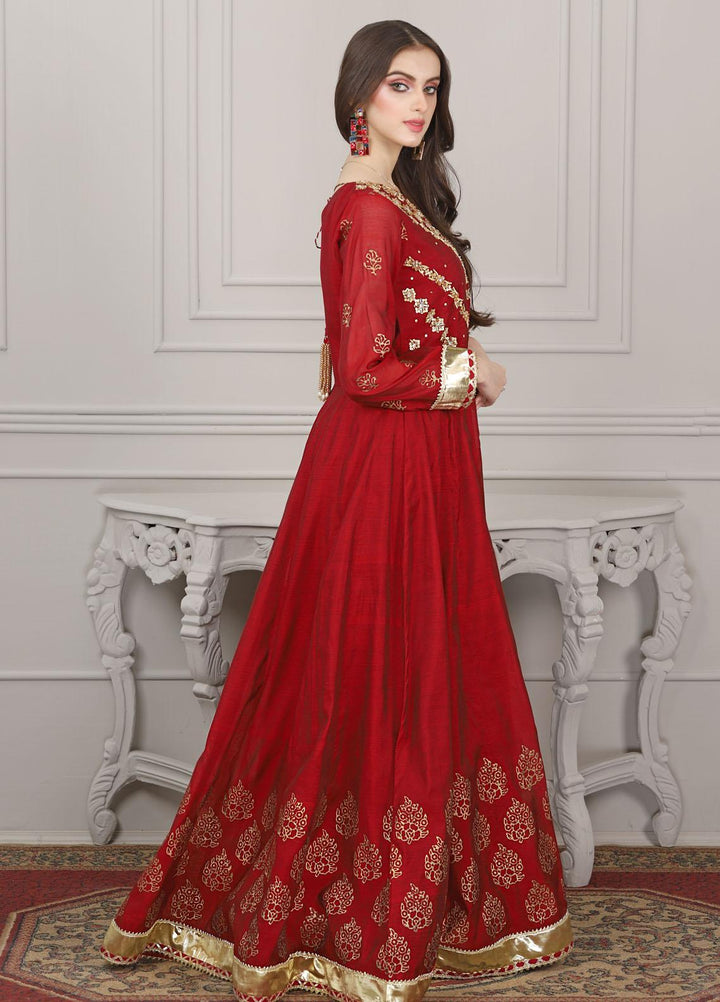 Kaara Luxury Pret  Cotton Silk Shirt KR-625