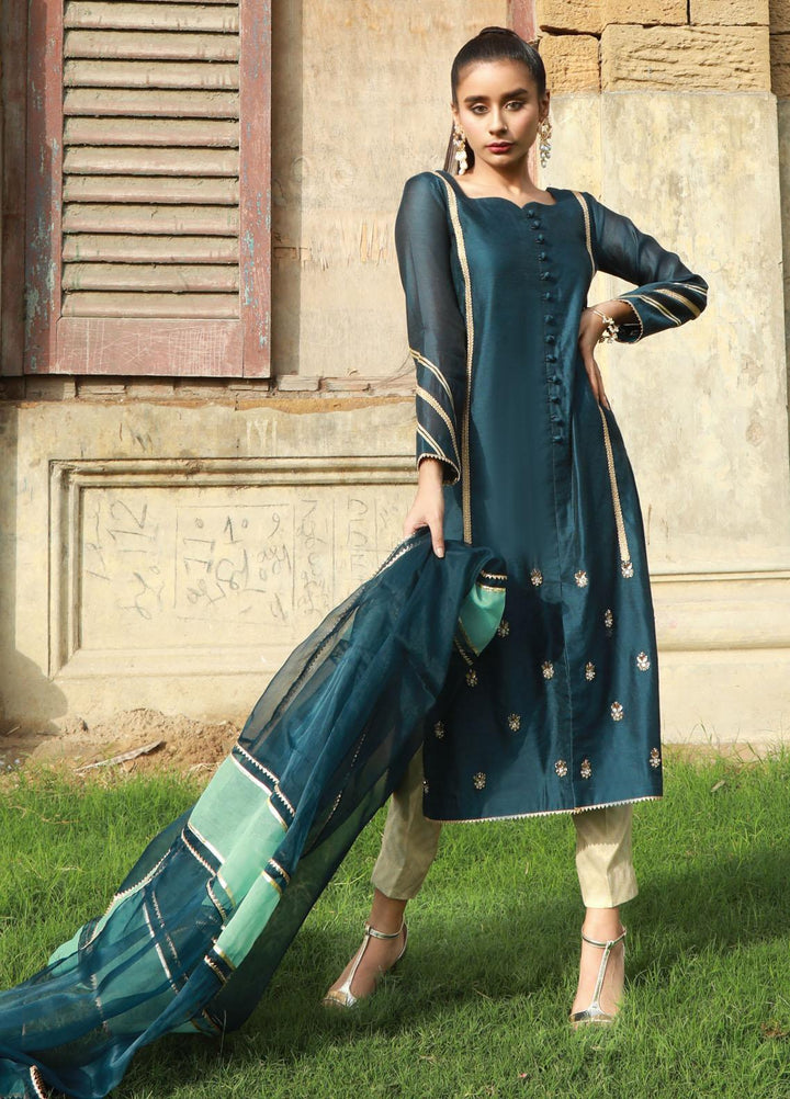 Kaara Luxury Pret  Cotton Net 2 Piece Suit KR-626