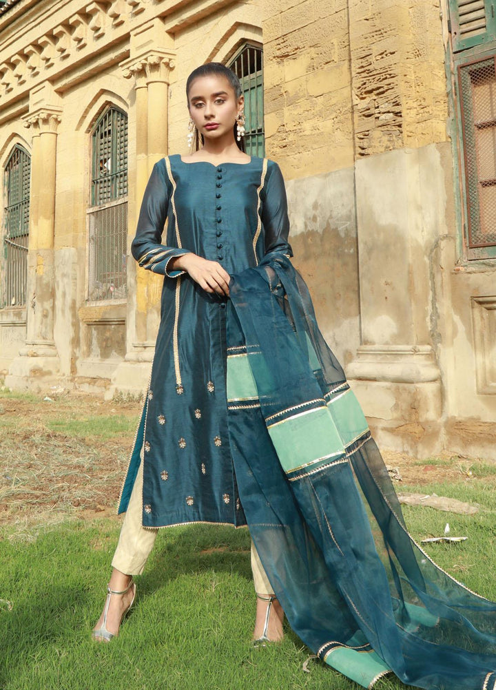 Kaara Luxury Pret  Cotton Net 2 Piece Suit KR-626