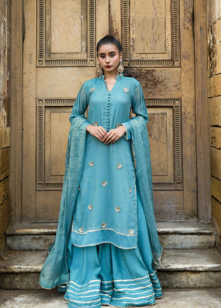 Kaara Luxury Pret  Cotton Net 3 Piece Suit KR-630