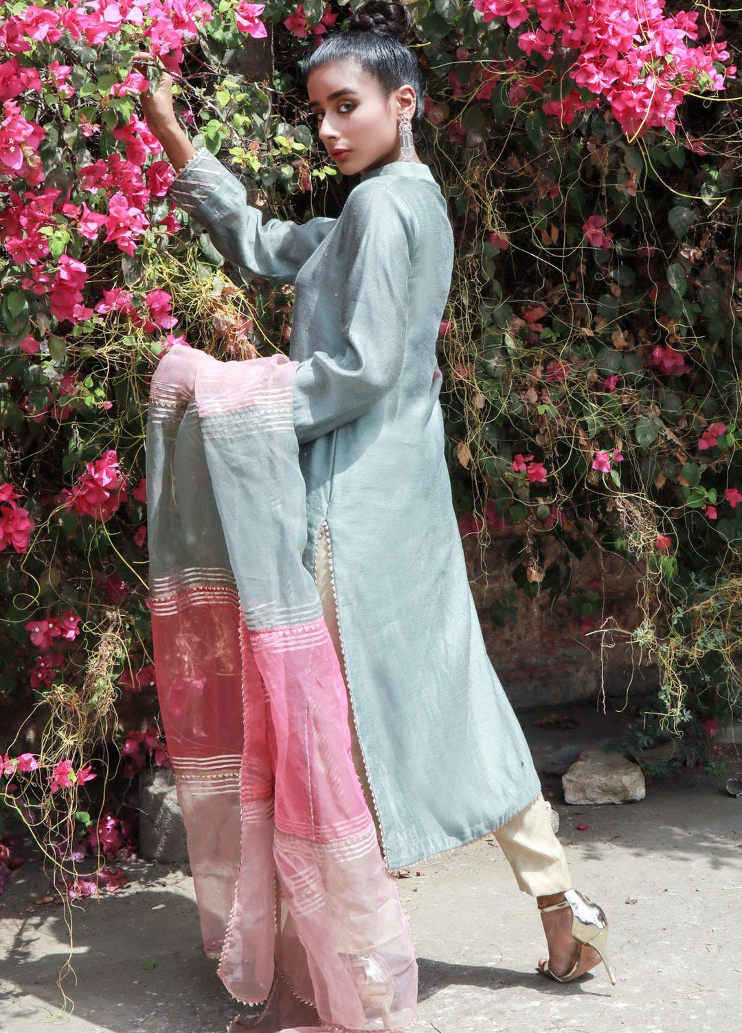 Kaara Luxury Pret  Cotton Net 2 Piece Suit KR-636
