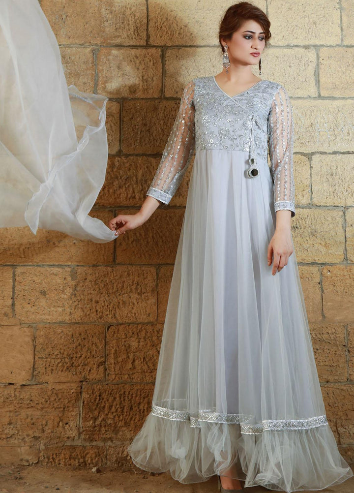 Kaara Luxury Pret  Cotton Net 2 Piece Dress KR-631