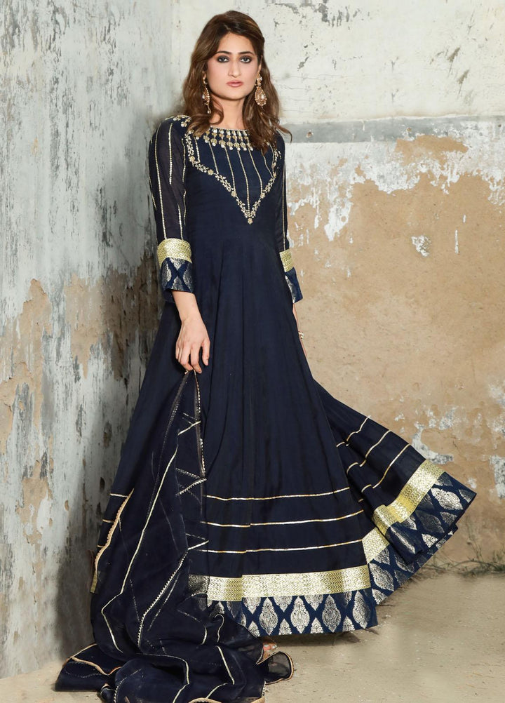 Kaara Luxury Pret  Cotton Net 2 Piece Dress KR-634