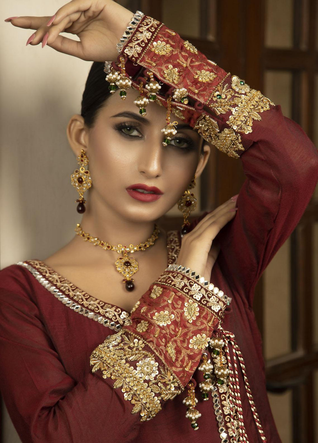 Kaara Formal Pret  Cotton 3 Piece Suit ATHENA KR649
