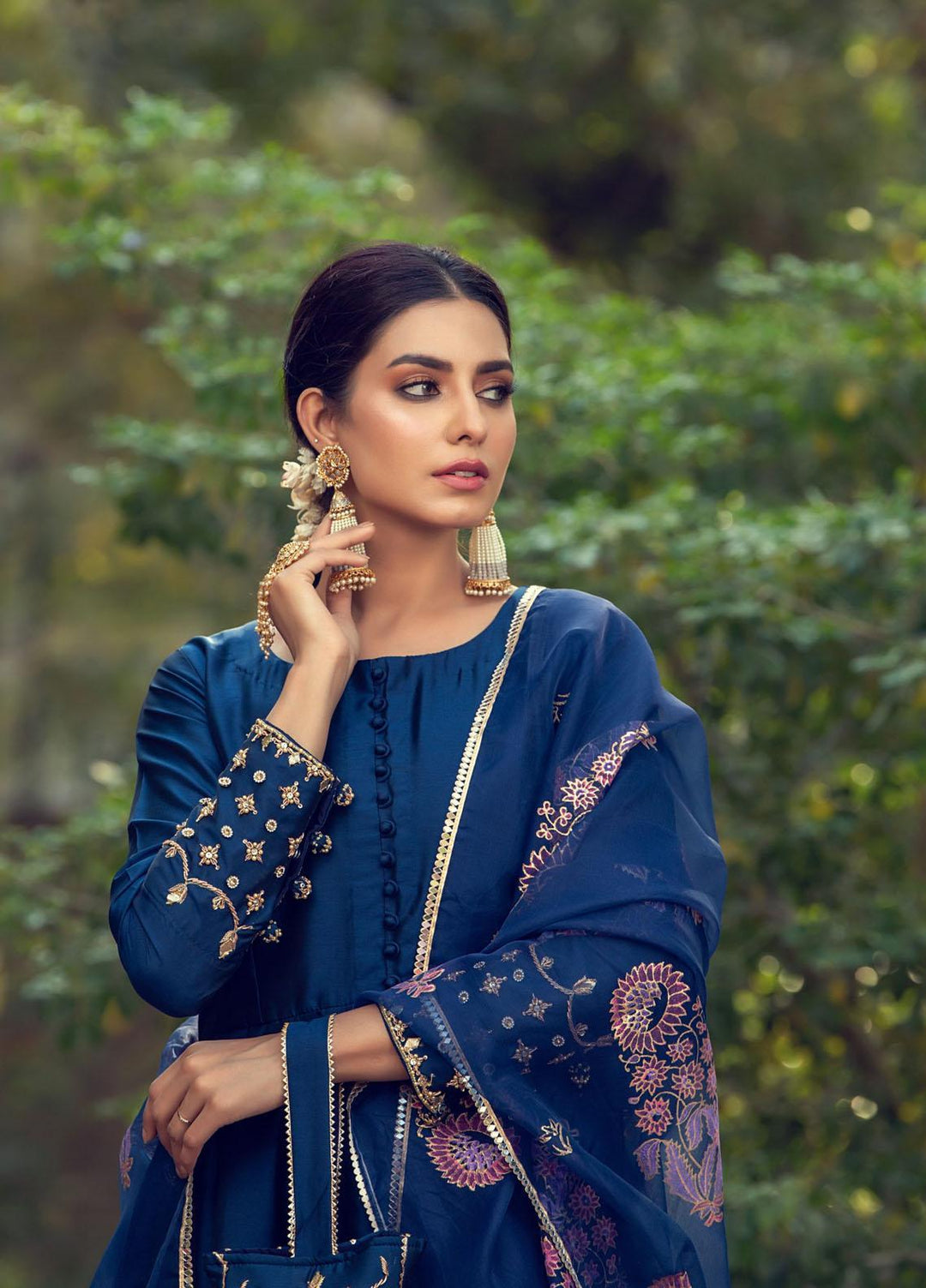 Kaara Luxury Pret Silk 3 Piece Suit Emel Kr658