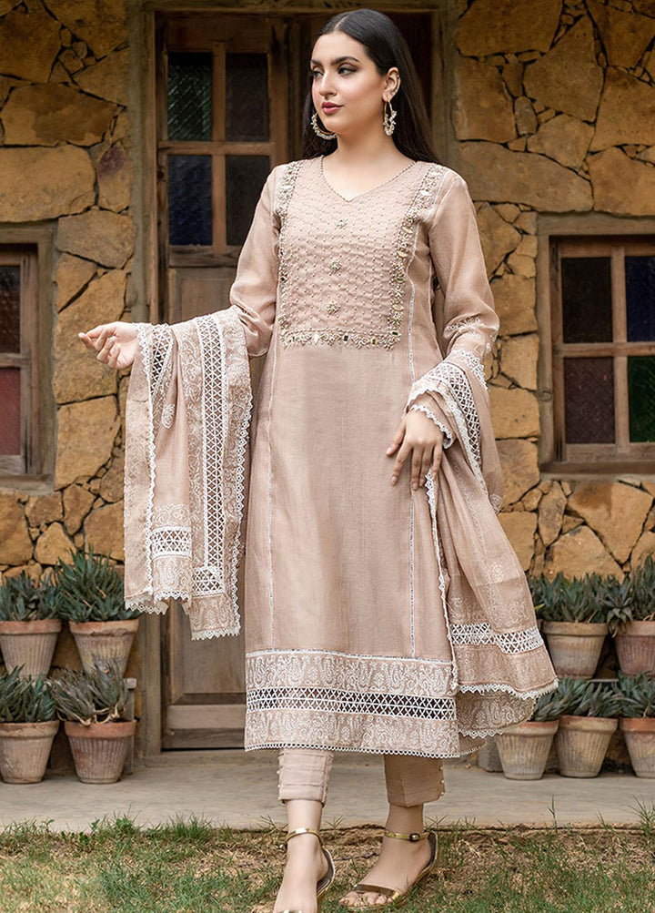 Kaara Pret Casual Khaadi Net 3 Piece Suit KO21K KR643 Selin