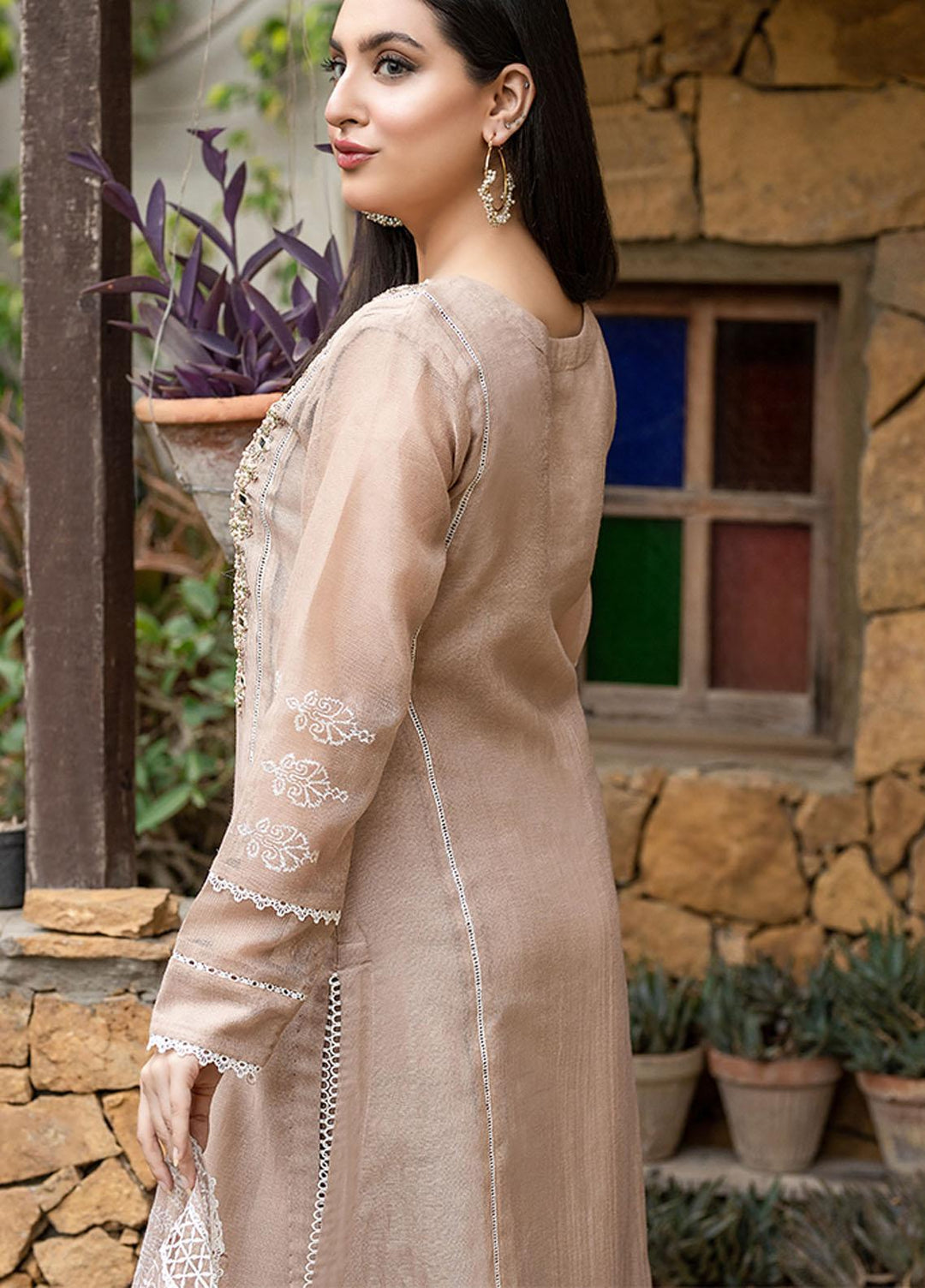 Kaara Pret Casual Khaadi Net 3 Piece Suit KO21K KR643 Selin