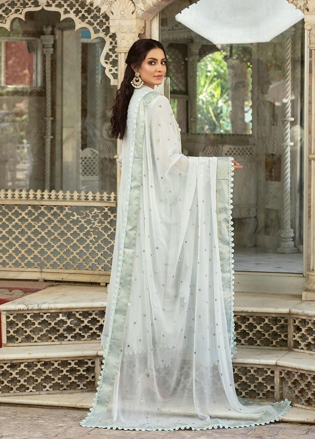 Kaara Luxury Pret  Chiffon 3 Piece Suit Alara KR-663
