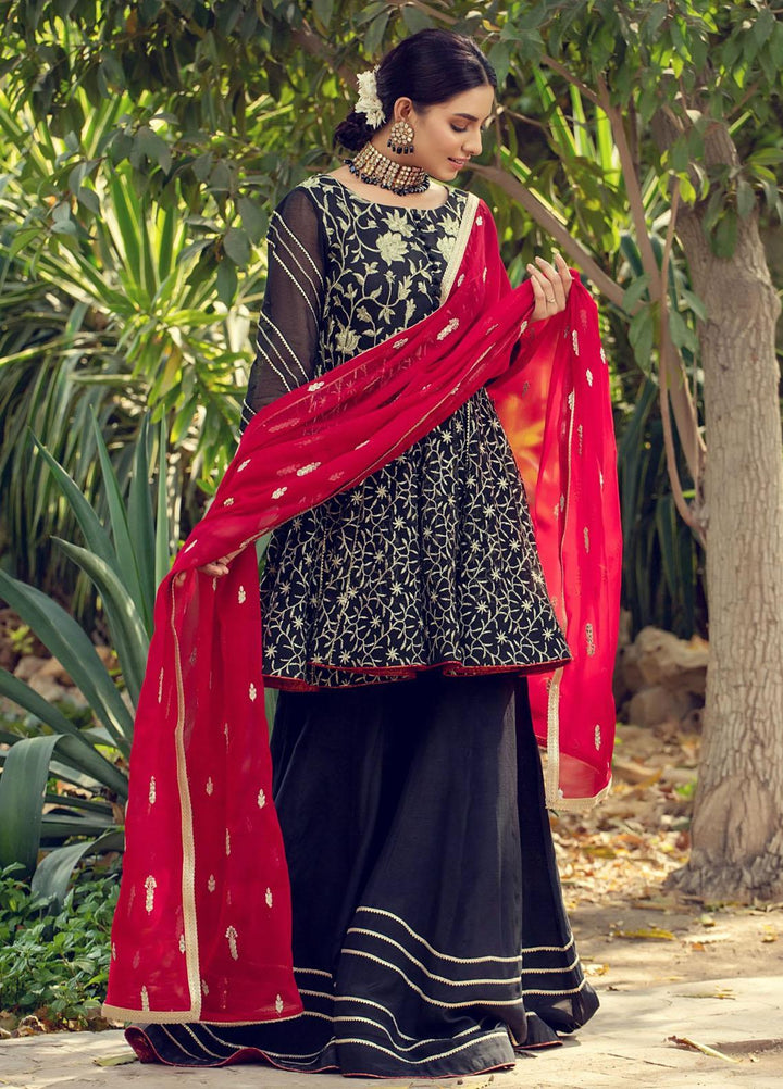 Kaara Luxury Pret Embroidered Net 3 Piece Suit Ece Kr-656