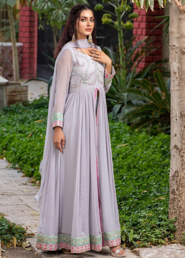 Kaara Luxury Pret  Chiffon 3 Piece Suit Lunara Kr-2003