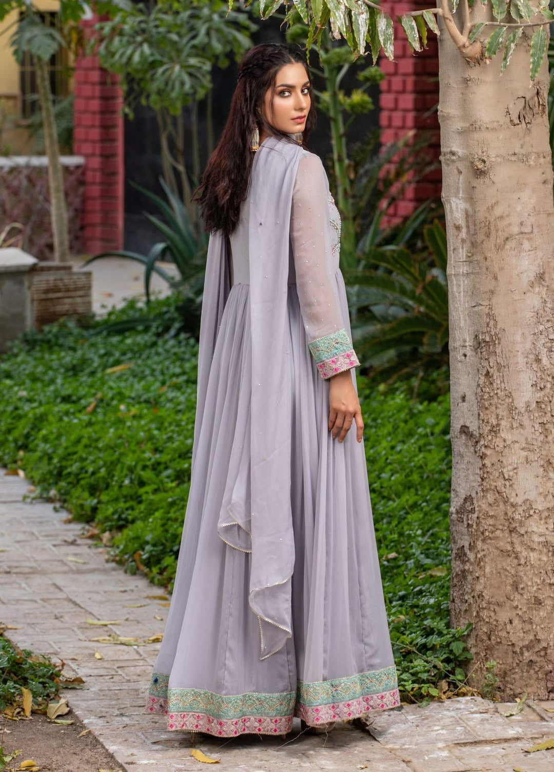 Kaara Luxury Pret  Chiffon 3 Piece Suit Lunara Kr-2003
