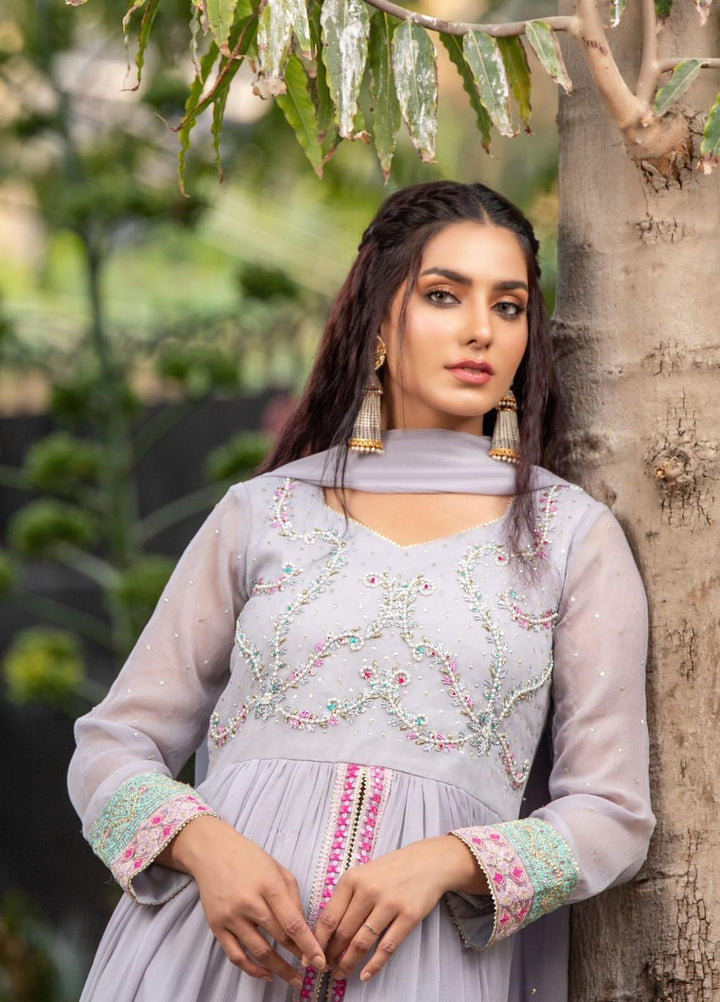 Kaara Luxury Pret  Chiffon 3 Piece Suit Lunara Kr-2003