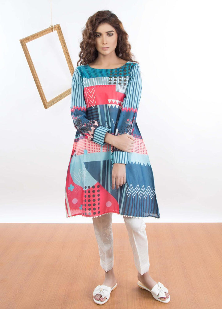 Kaara Pret Semi Formal Lawn Shirt KR5001 SHAPES