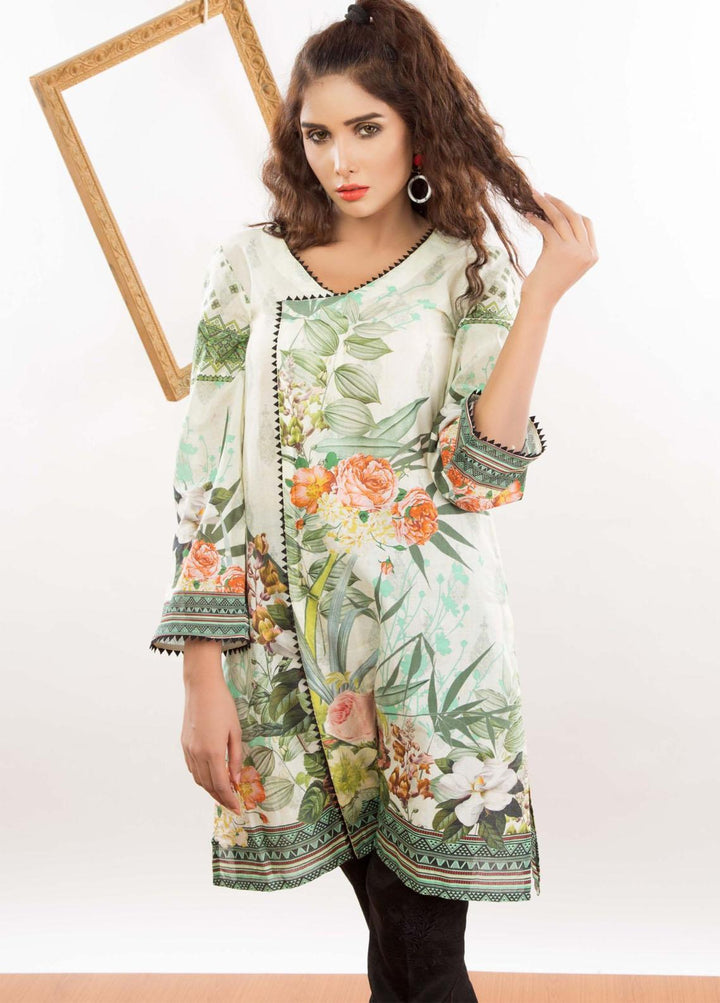 Kaara Pret Semi Formal Organza Shirt KR5002 Flowers