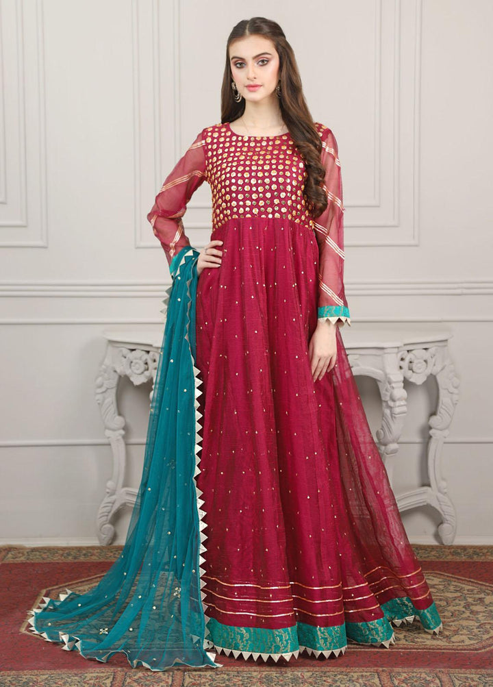 Kaara Pret Semi Formal Silk 2 Piece Dress KR624 CECILIA