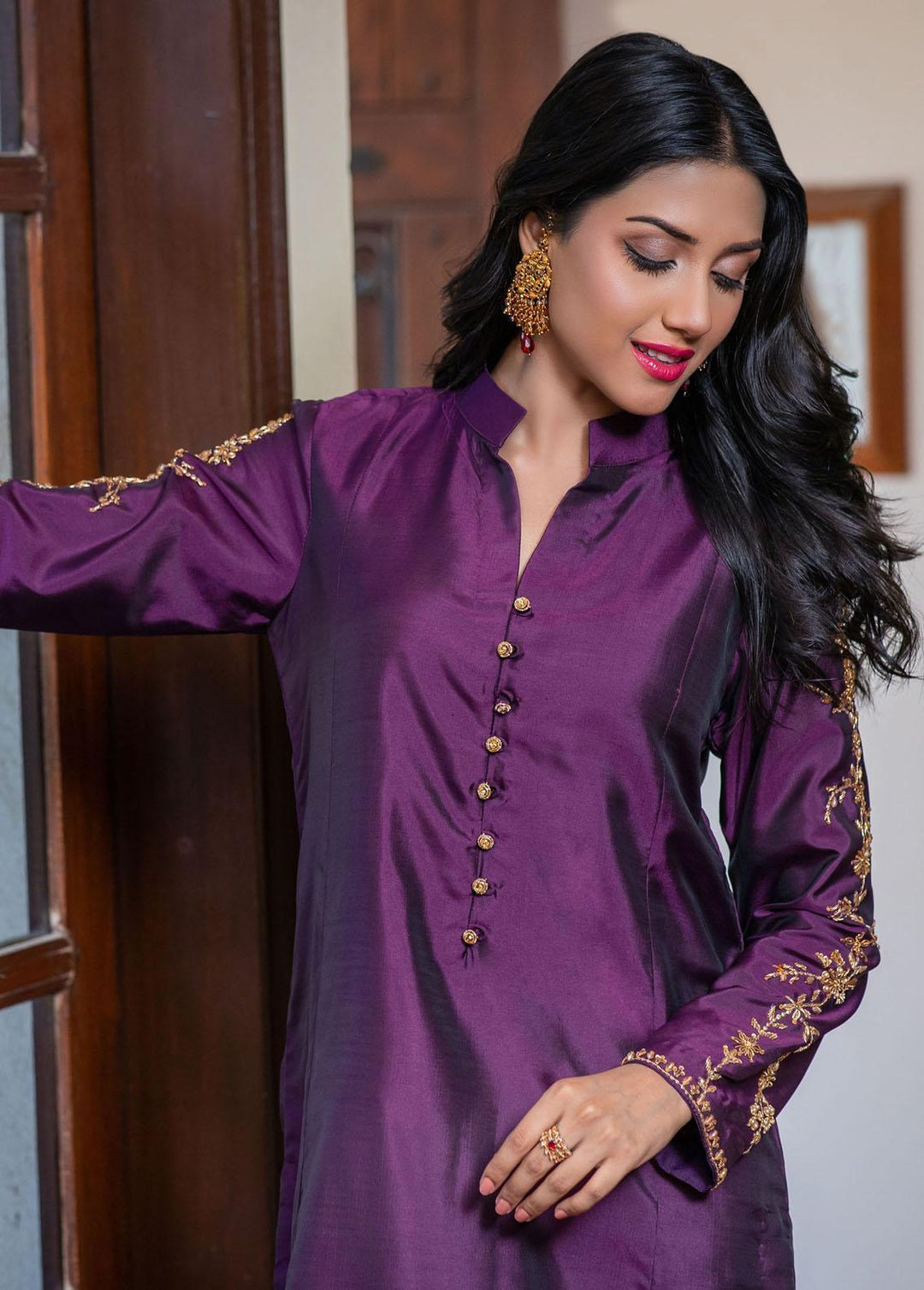 Kaara Pret Semi formal Silk 3 Piece Suit KR23S KR2027 Afreen