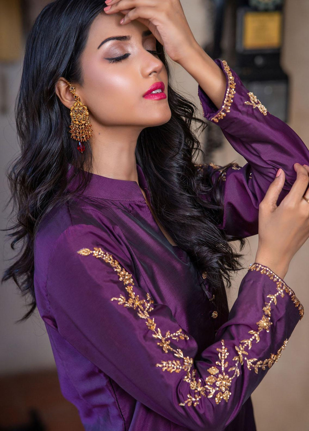 Kaara Pret Semi formal Silk 3 Piece Suit KR23S KR2027 Afreen