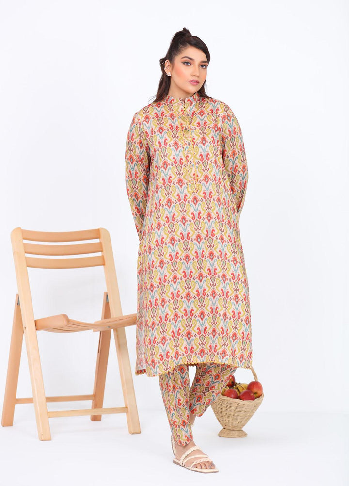 Noorangi Casual Pret  Silk 2 Piece Dress NR22KF WP-01