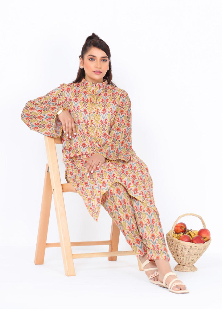 Noorangi Casual Pret  Silk 2 Piece Dress NR22KF WP-01