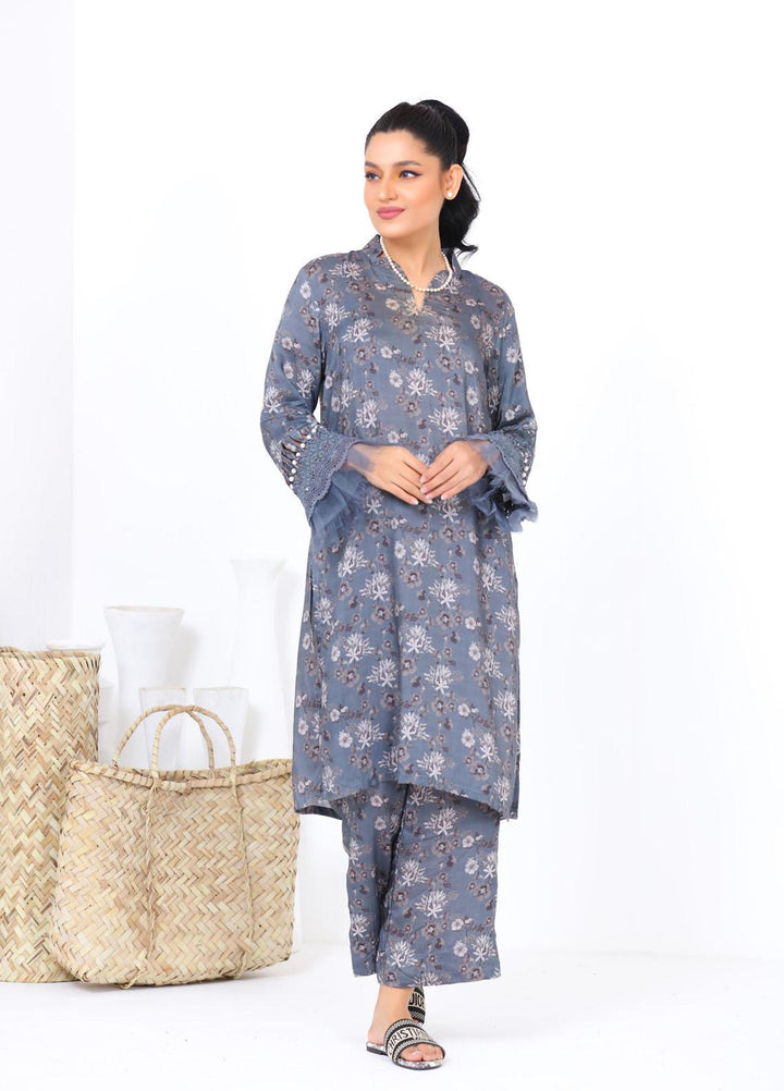 Noorangi Casual Pret  Silk 2 Piece Dress NR22KF WP-06