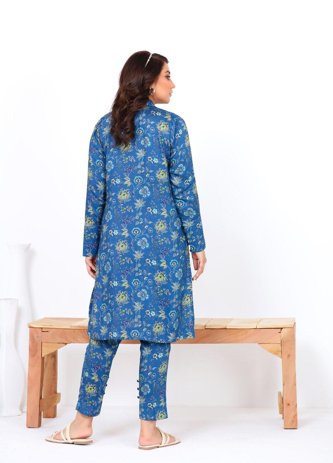 Noorangi Casual Pret  Silk 2 Piece Dress NR22KF WP-07