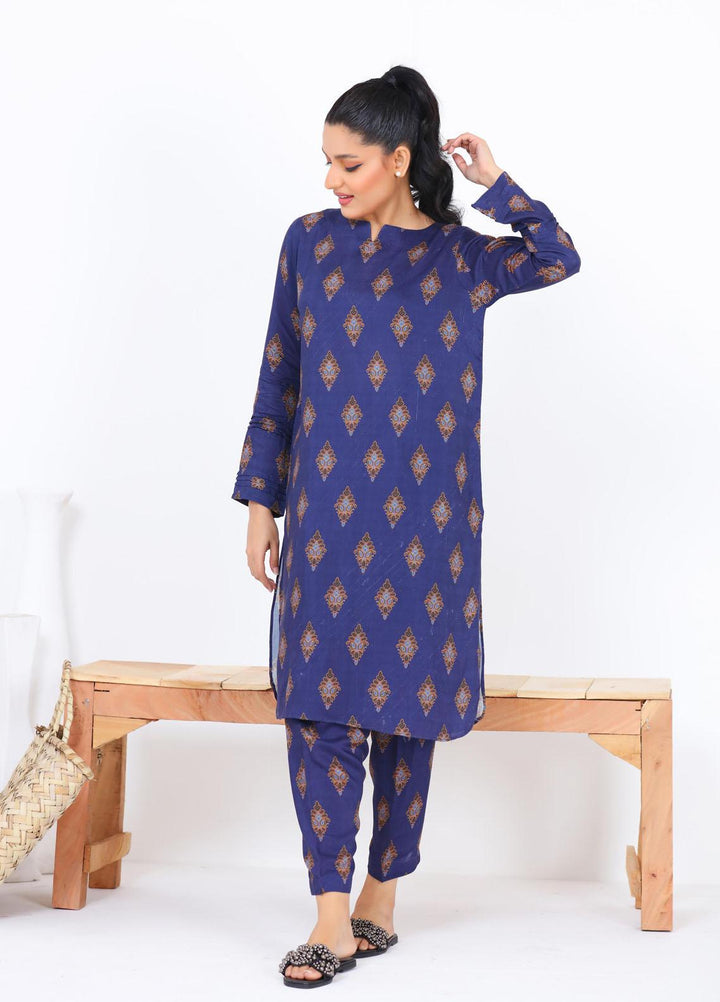 Noorangi Casual Pret  Silk 2 Piece Dress NR22KF WP-08