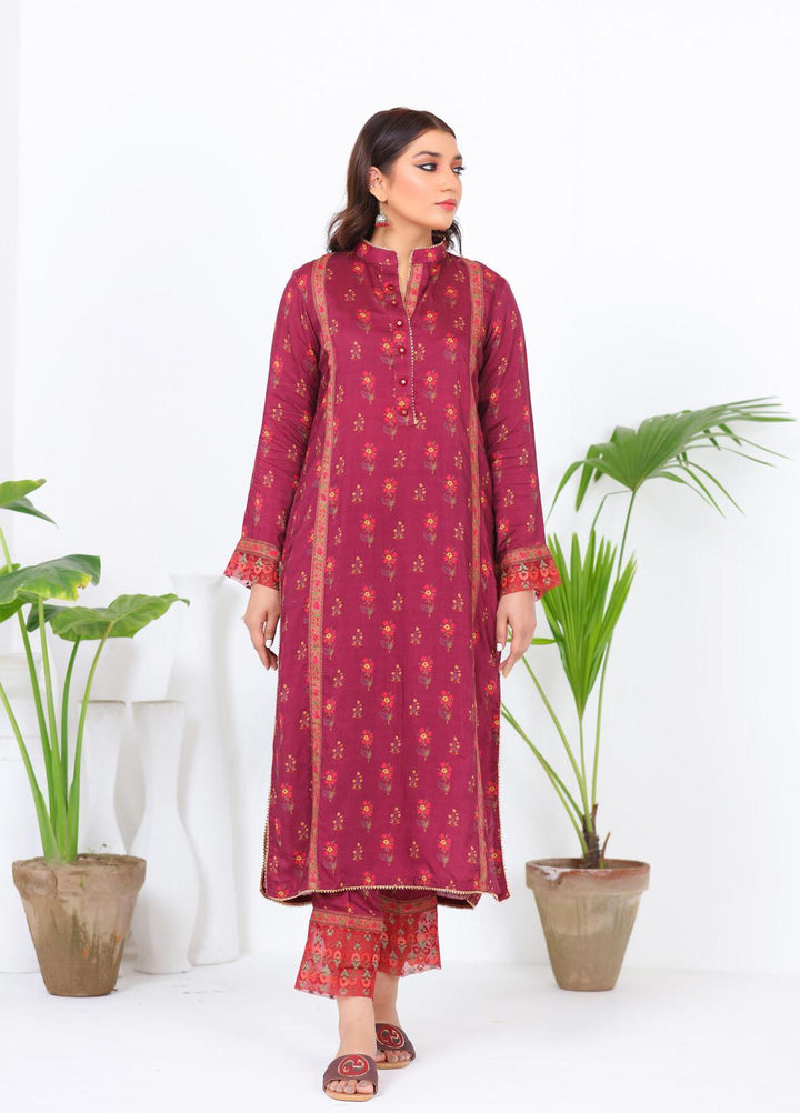 Noorangi Casual Pret  Silk 2 Piece Dress NR22KF WP-11