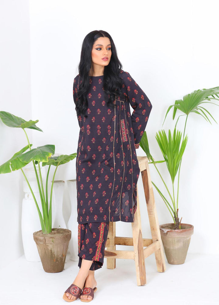 Noorangi Casual Pret  Silk 2 Piece Dress NR22KF WP-12