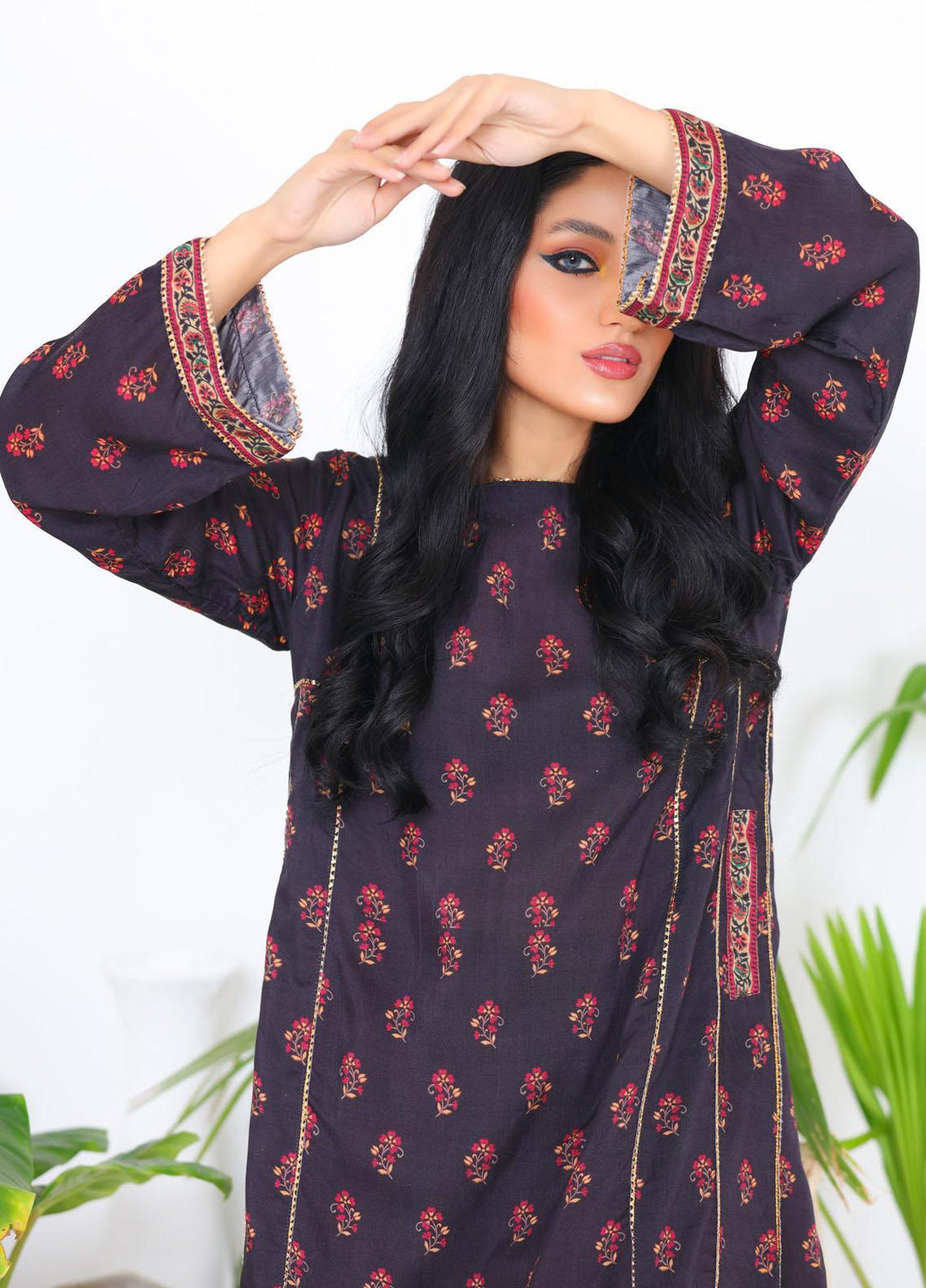 Noorangi Casual Pret  Silk 2 Piece Dress NR22KF WP-12