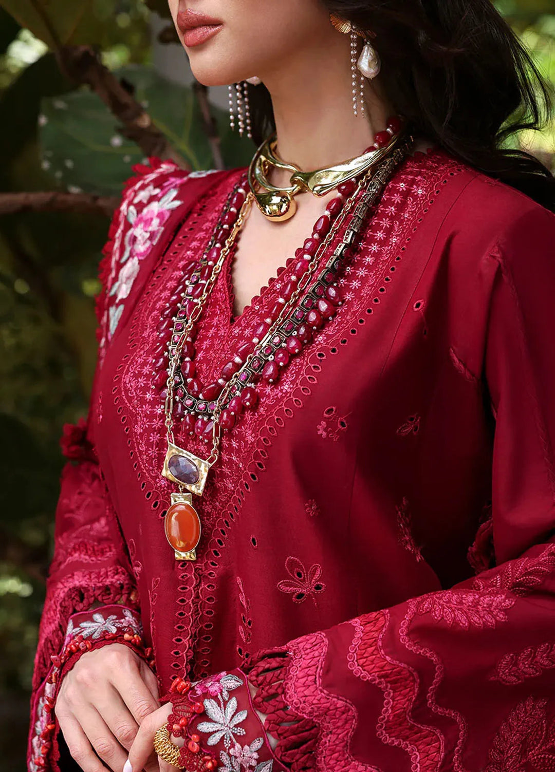 Kalani by Republic Womenswear Embroidered Lawn Suits Unstitched 3 Piece RW25KL RP-D4A Rhea - Summer Collection