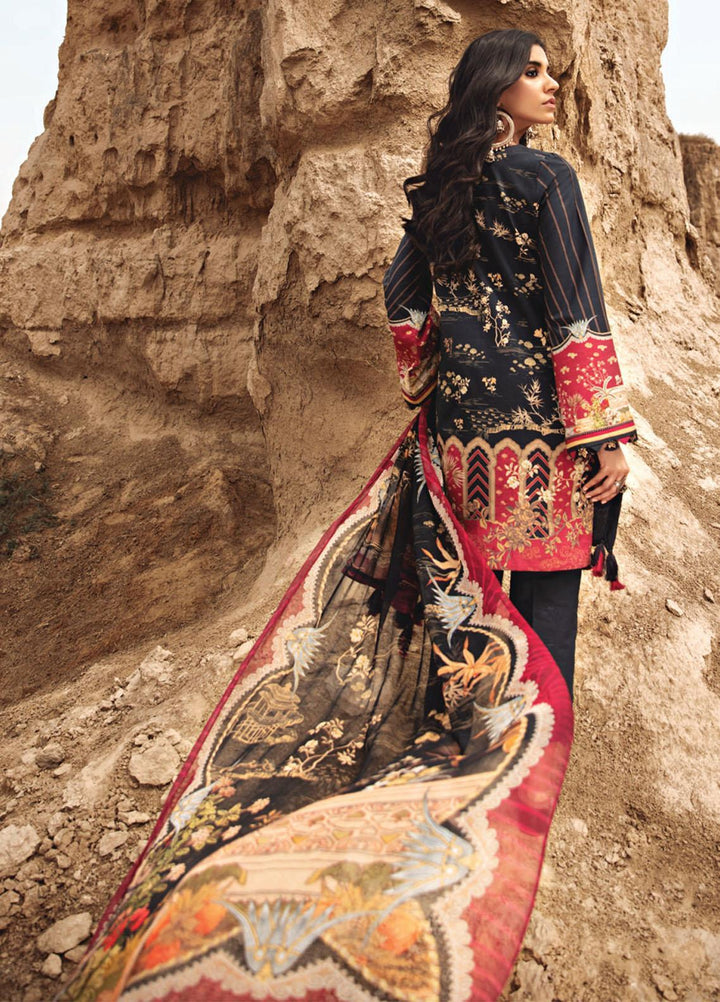 Karvaan by Jazmin Embroidered Lawn Suits Unstitched 3 Piece JZ21K 02 Kohl - Luxury Collection
