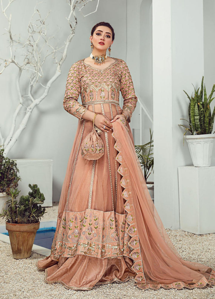 Kausar Attire Luxury Pret  Net 3 Piece Dress KA22TM MUMTAZ