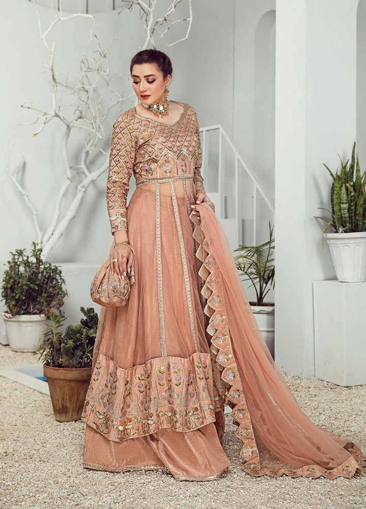 Kausar Attire Luxury Pret  Net 3 Piece Dress KA22TM MUMTAZ
