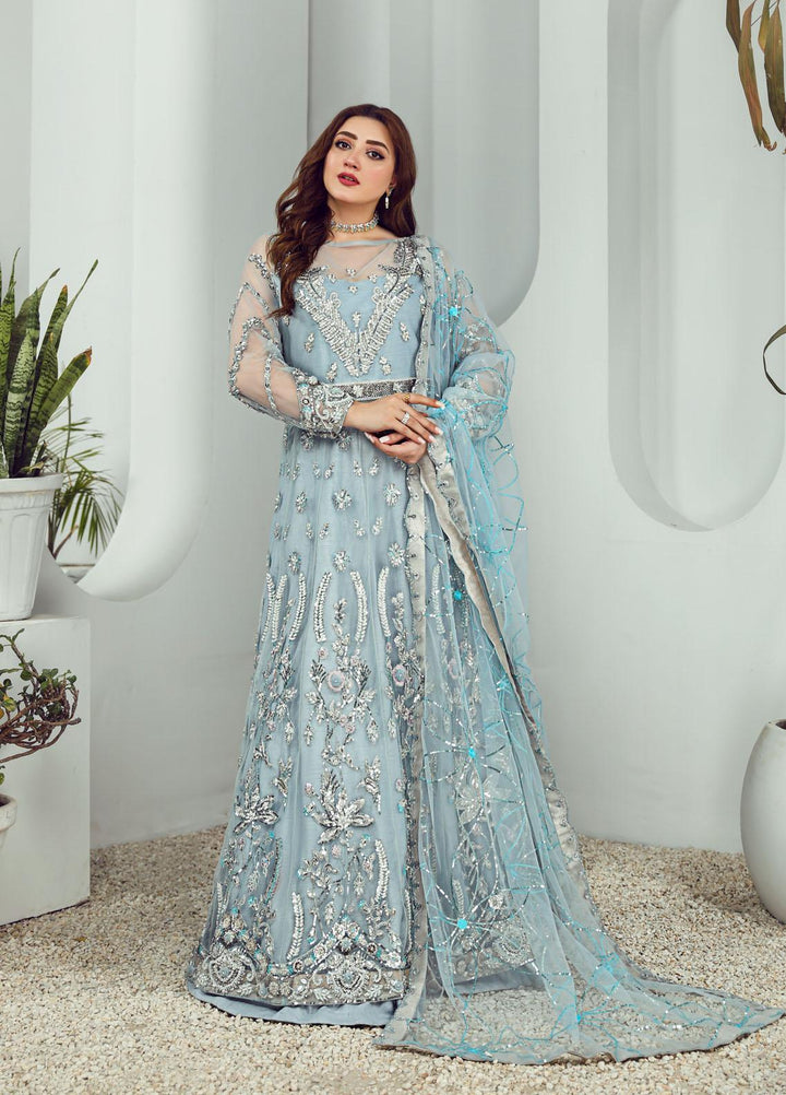 Kausar Attire Luxury Pret  Net 3 Piece Dress KA22TM YAMUNA