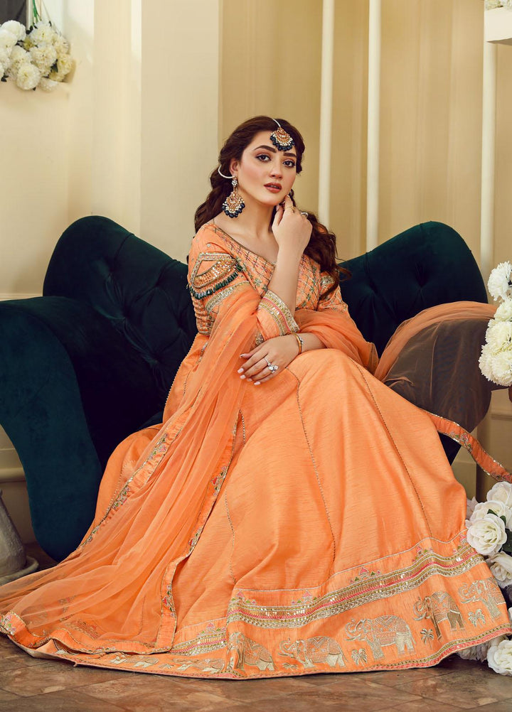 Kausar Attire Luxury Pret  Raw Silk 2 Piece Dress KA22TM LILAVATI