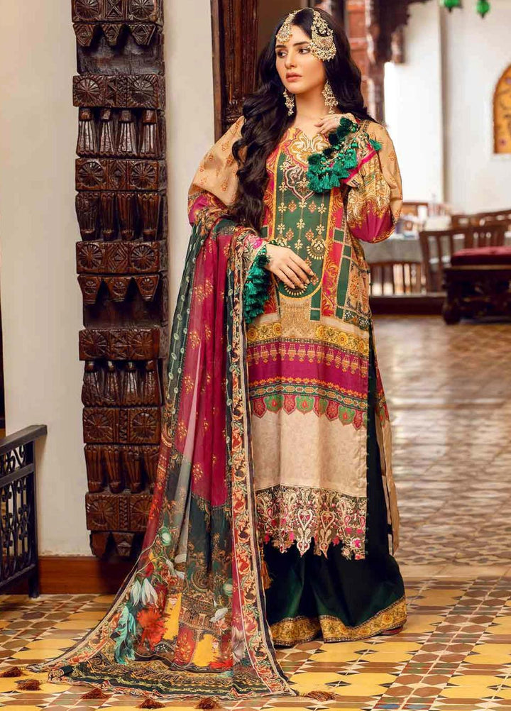 Keshia Embroidered Lawn Suits Unstitched 3 Piece KELLU22 Nishat - Summer Collection