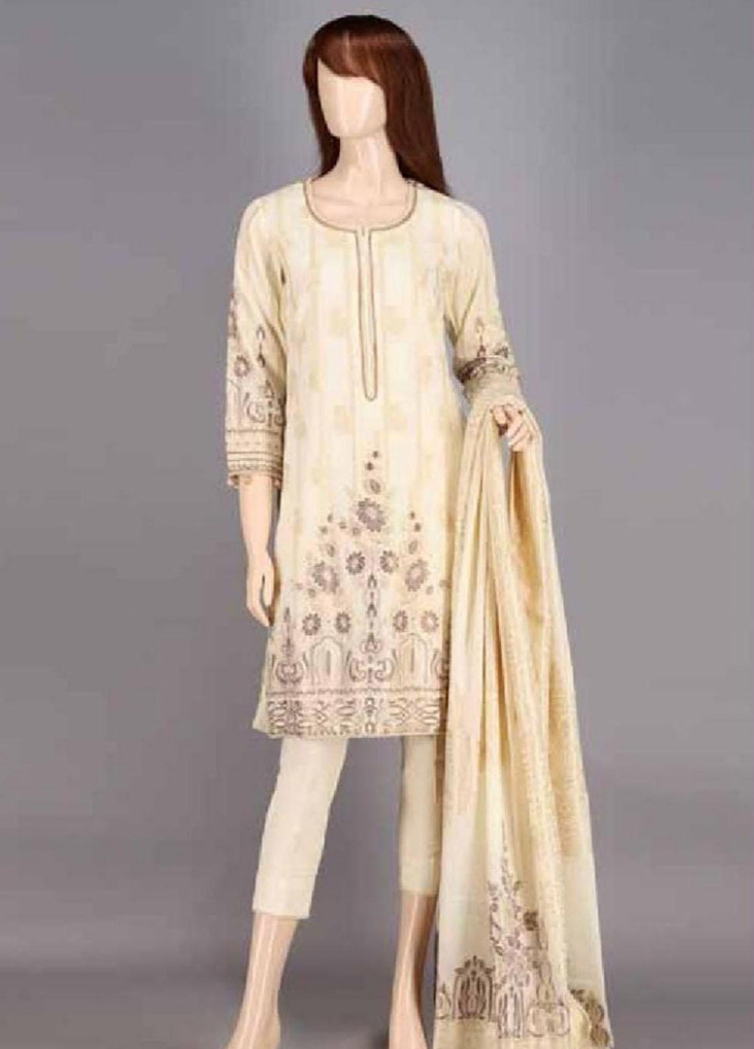 Khanum  Jacquard Suits Unstitched 3 Piece KHN21J KN-06 - Summer Collection