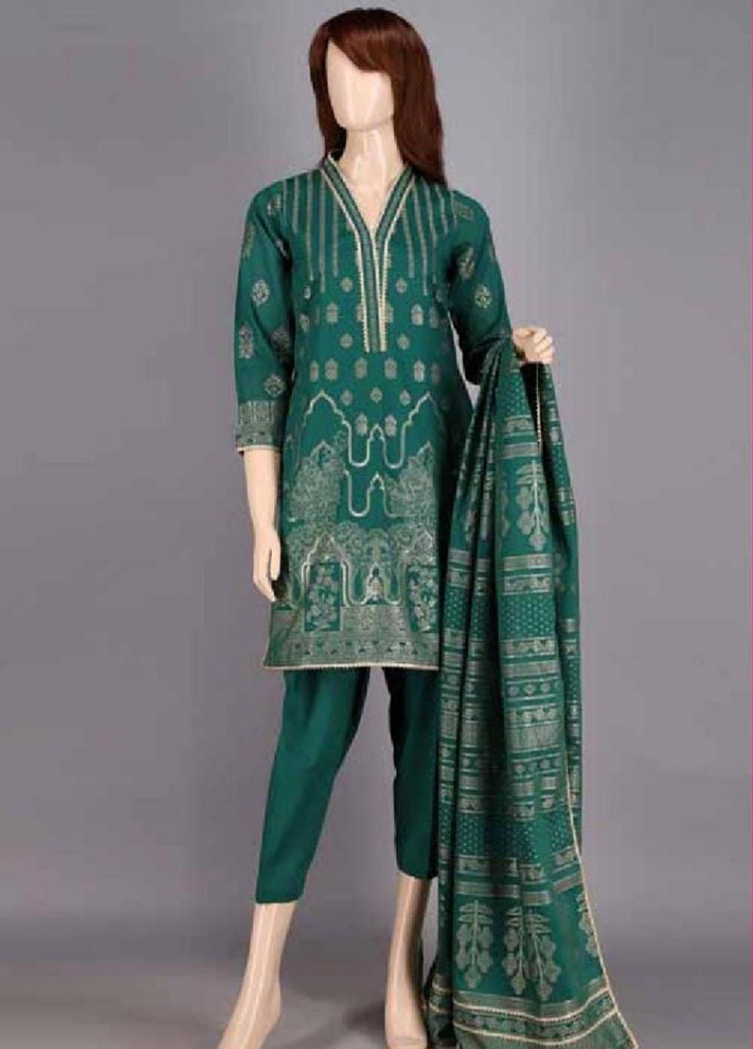 Khanum  Jacquard Suits Unstitched 3 Piece KHN21J KN-08 - Summer Collection