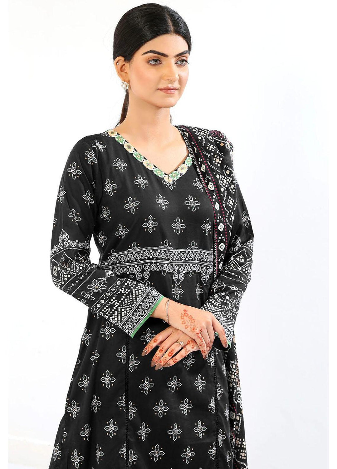 Khas Printed Lawn Suits Unstitched 3 Piece KHS23MC KLA-1996 - Summer Collection