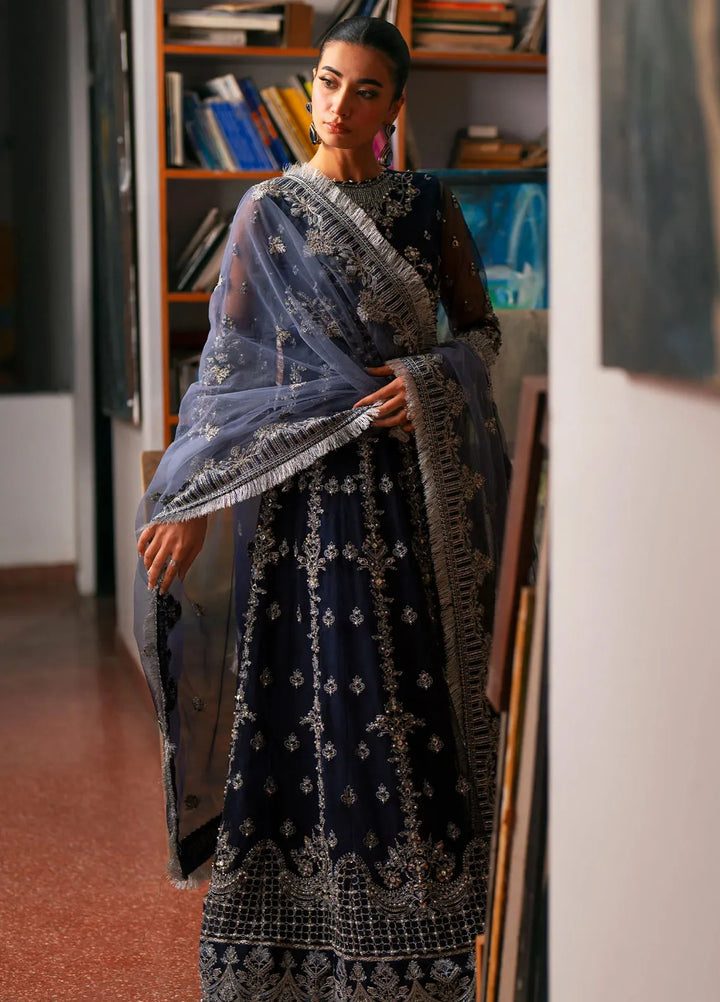 Khatoon By Eleshia Embroidered Net Suit Unstitched 3 Piece ELS24K Marosh - Luxury Collection