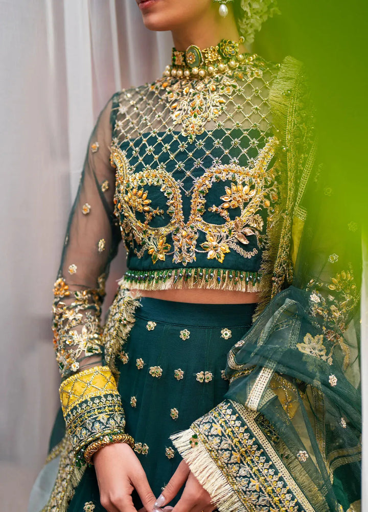 Khatoon By Eleshia Embroidered Net Suit Unstitched 3 Piece ELS24K Nagheen - Luxury Collection